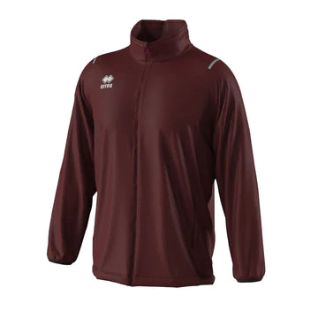 Sports Jacket with square neck-Errea Pressing Rain Jacket (Maroon)