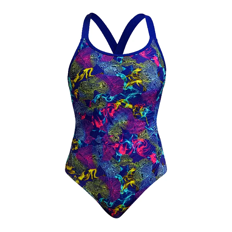 Swimwear with tankini-Oyster Saucy | Ladies Eclipse One Piece