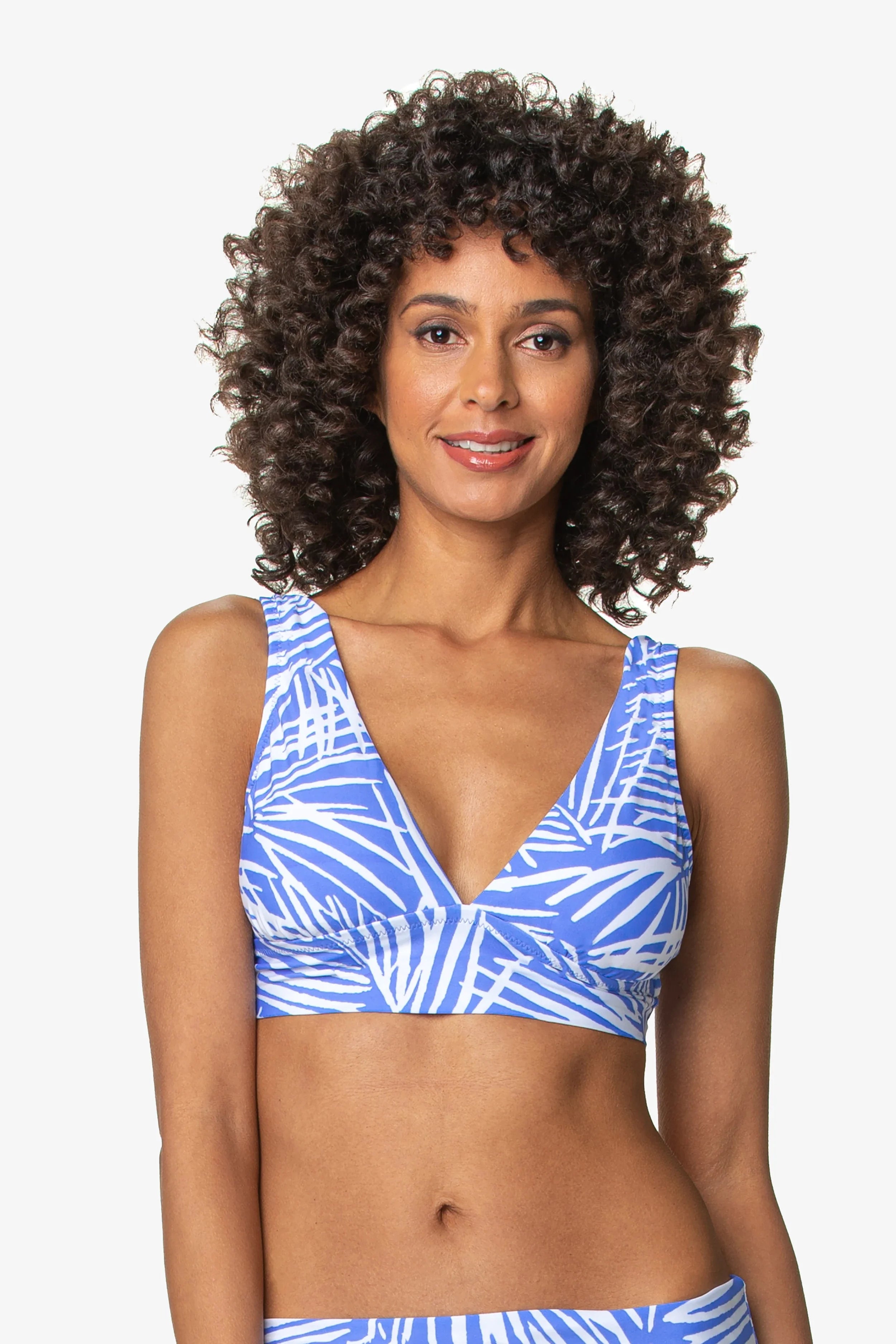 Sports bra for stunt practice -Solstice Bra  |  South Seas Blue Periwinkle