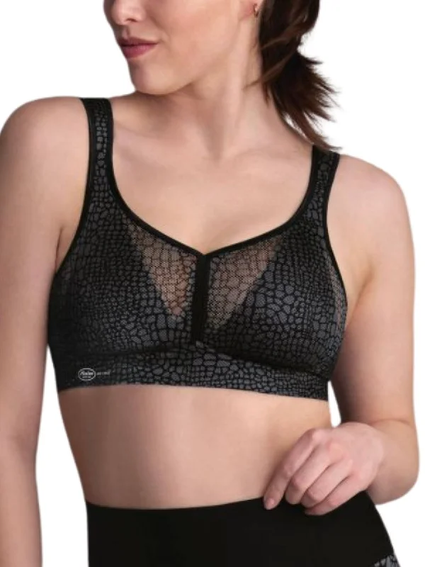 Sports bra with wide shape -Air Control Deltapad Sports Bra - Orinoco