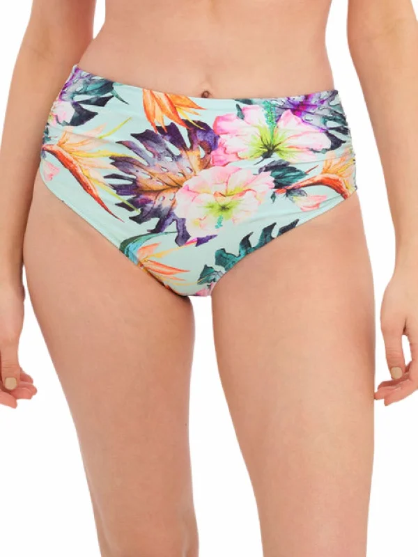 Swimwear with non-stretch weave-Paradiso Full Bikini Brief