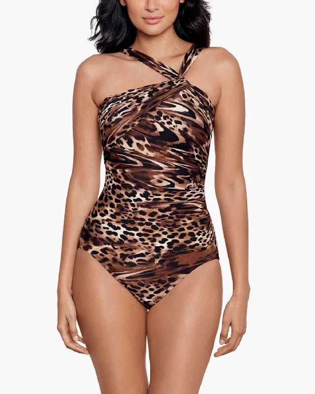 Swimwear with water-resistant-2024 Miraclesuit Ocicat Europa One Piece - 6554221