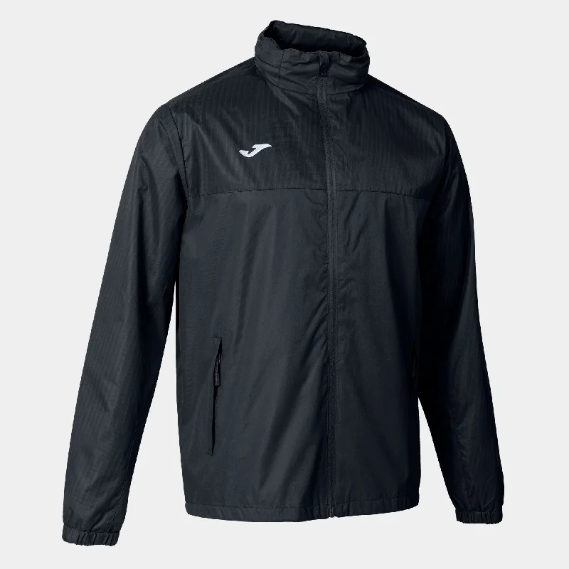 Sports Jacket with dry-clean-only-Joma Montreal Ladies Rain Jacket (Black)