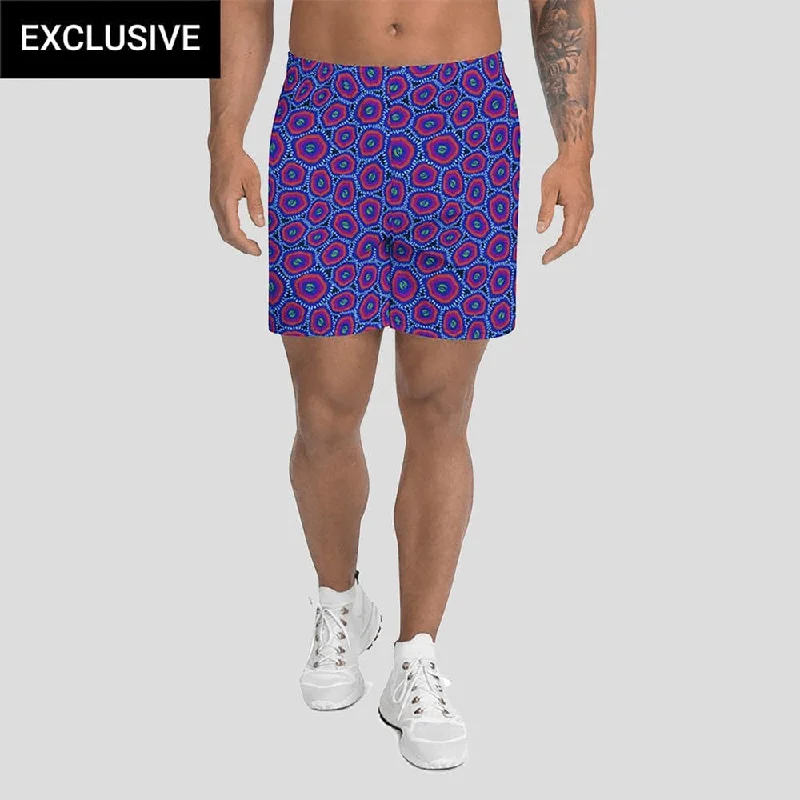 Swimwear with low-tech fabric-Button Polyps Athletic Shorts (POD)