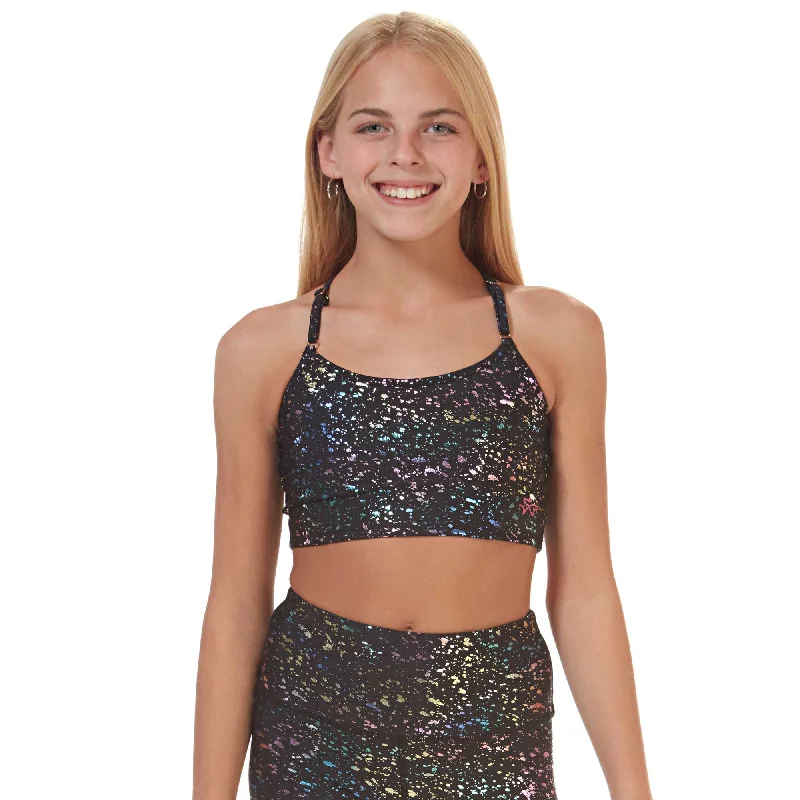 Sports top with wide profile -Headliner Crop Top