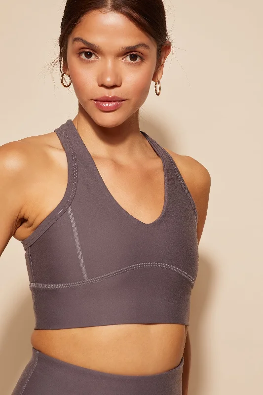 Sports top with lace accents -Abide Crop